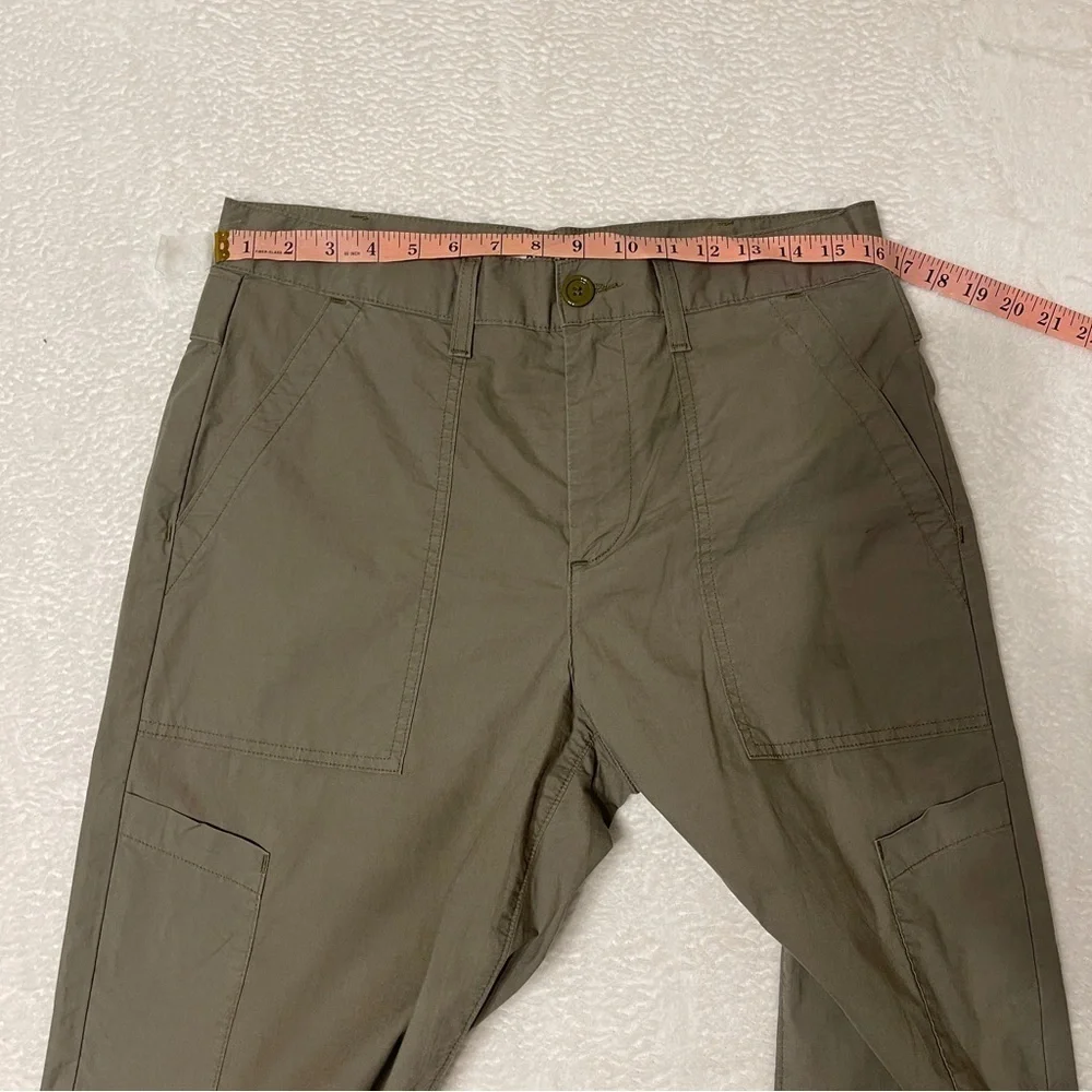 AGOLDE Daria High‎ Waist Crop Wide Leg Twill Utility Pant in Duffle Women's 28 - Picture 7 of 12